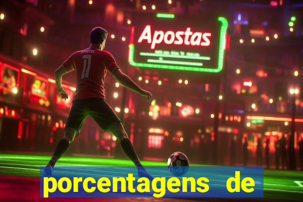 porcentagens de jogos pagantes